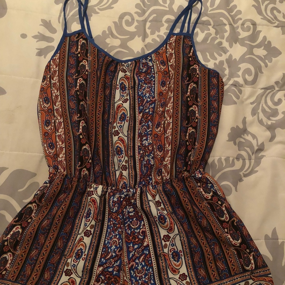 Tribal printed romper